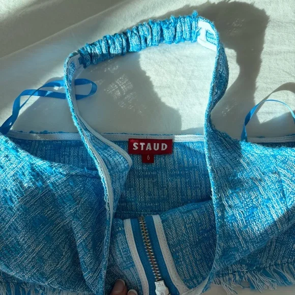 STAUD Becca Tweed Crop Top - Picture 3 of 4